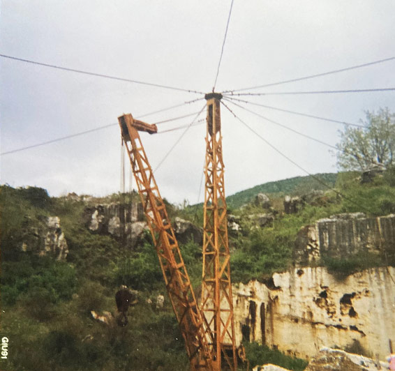 La cava di Santa Illuminata a Guardea, anni 90