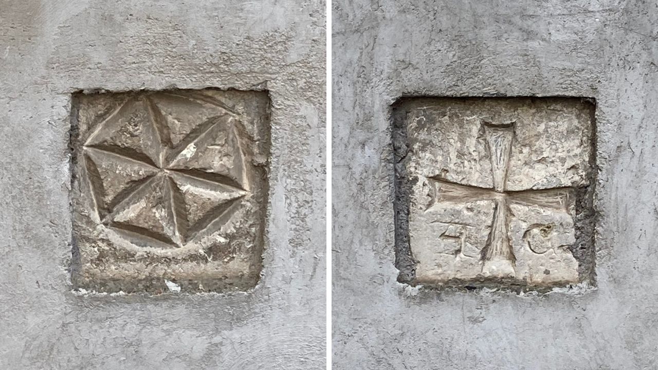 simboli templari a montecchio